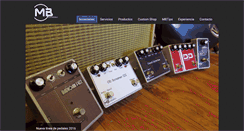 Desktop Screenshot of mb-electronica.com